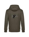 FOR PLEASURE MIT SCHWARZEM BUCHSTABEN  HERREN ZIPPED HOODIE | PERSONALISIERBAR MIT DEINEM EIGENEN PFERDE- ODER TIERNAMEN