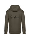 FOR PLEASURE HERREN ZIPPED HOODIE | PERSONALISIERBAR MIT DEINEM EIGENEN PFERDE- ODER TIERNAMEN, GEBURTSJAHR & BILD