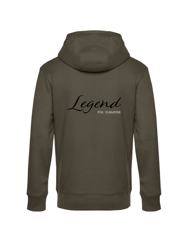 LEGEND HERREN ZIPPED HOODIE | PERSONALISIERBAR MIT DEINEM EIGENEN PFERDE- ODER TIERNAMEN