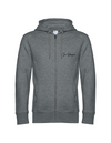 FOR PLEASURE HERREN ZIPPED HOODIE | PERSONALISIERBAR MIT DEINEM EIGENEN PFERDE- ODER TIERNAMEN, GEBURTSJAHR & BILD