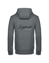 LEGEND HERREN ZIPPED HOODIE | PERSONALISIERBAR MIT DEINEM EIGENEN PFERDE- ODER TIERNAMEN