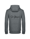 FOR PLEASURE HERREN ZIPPED HOODIE | PERSONALISIERBAR MIT DEINEM EIGENEN PFERDE- ODER TIERNAMEN, GEBURTSJAHR & BILD