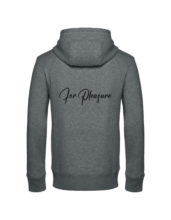 FOR PLEASURE HERREN ZIPPED HOODIE | PERSONALISIERBAR MIT DEINEM EIGENEN PFERDE- ODER TIERNAMEN, GEBURTSJAHR & BILD