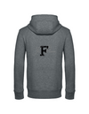 FOR PLEASURE MIT SCHWARZEM BUCHSTABEN  HERREN ZIPPED HOODIE | PERSONALISIERBAR MIT DEINEM EIGENEN PFERDE- ODER TIERNAMEN