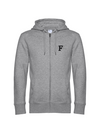 FOR PLEASURE MIT SCHWARZEM BUCHSTABEN  HERREN ZIPPED HOODIE | PERSONALISIERBAR MIT DEINEM EIGENEN PFERDE- ODER TIERNAMEN