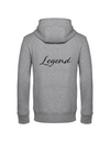 LEGEND HERREN ZIPPED HOODIE | PERSONALISIERBAR MIT DEINEM EIGENEN PFERDE- ODER TIERNAMEN