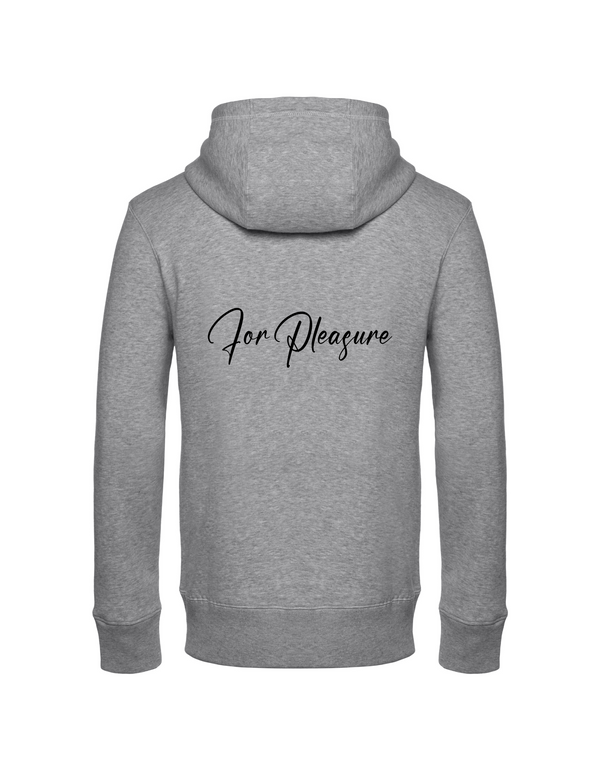 FOR PLEASURE HERREN ZIPPED HOODIE | PERSONALISIERBAR MIT DEINEM EIGENEN PFERDE- ODER TIERNAMEN, GEBURTSJAHR & BILD