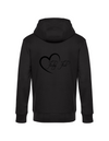 FUNKY FRED MIT HERZ HERREN ZIPPED HOODIE | PERSONALISIERBAR MIT DEINEM EIGENEN PFERDE- ODER TIERNAMEN