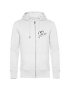 FUNKY FRED MIT HERZ HERREN ZIPPED HOODIE | PERSONALISIERBAR MIT DEINEM EIGENEN PFERDE- ODER TIERNAMEN