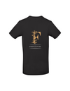 FOR PLEASURE MIT GOLDENEM BUCHSTABEN HERREN T-SHIRT | PERSONALISIERBAR MIT DEINEM EIGENEN PFERDE- ODER TIERNAMEN