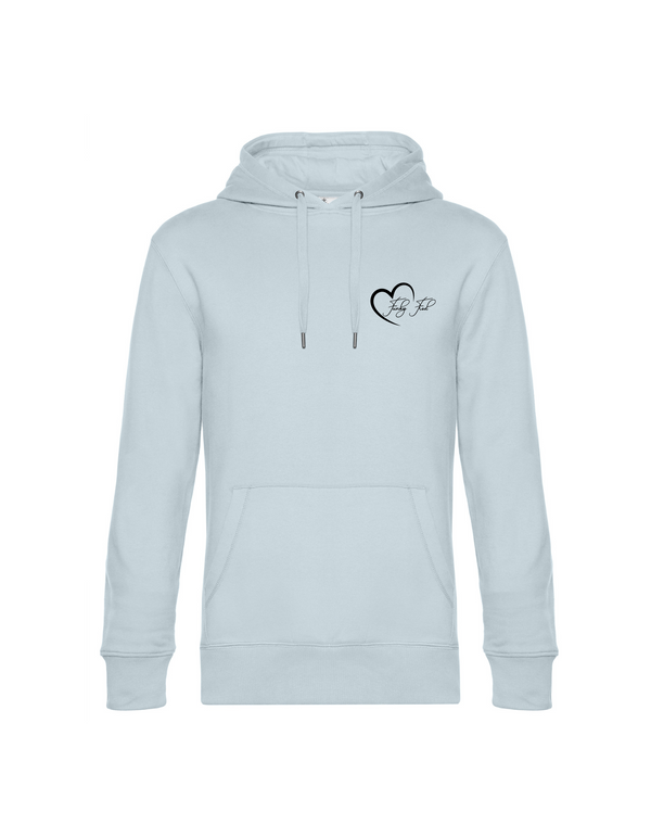 FUNKY FRED MIT HERZ HERREN HOODIE | PERSONALISIEBAR MIT DEINEM EIGENEN PFERDE- ODER TIERNAMEN