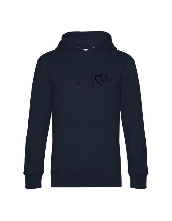 FUNKY FRED MIT HERZ HERREN HOODIE | PERSONALISIEBAR MIT DEINEM EIGENEN PFERDE- ODER TIERNAMEN