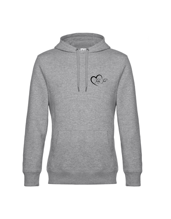 FUNKY FRED MIT HERZ HERREN HOODIE | PERSONALISIEBAR MIT DEINEM EIGENEN PFERDE- ODER TIERNAMEN