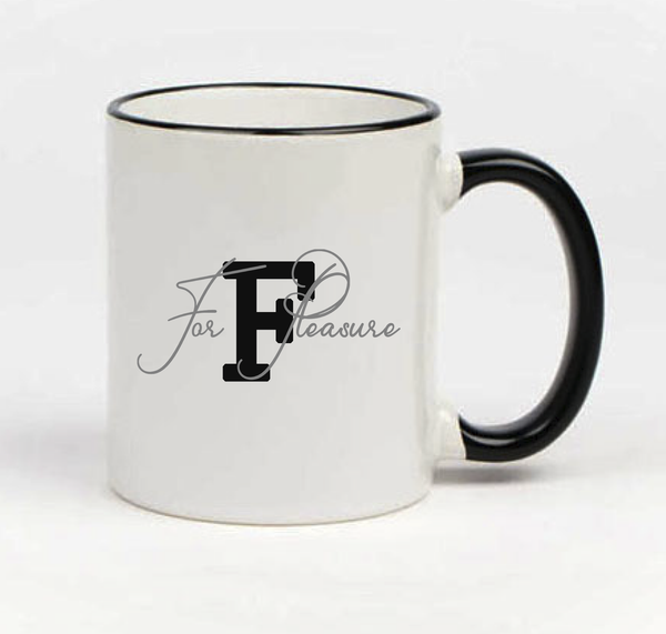 For Pleasure mit Buchstabe | Personalisierbare Tasse